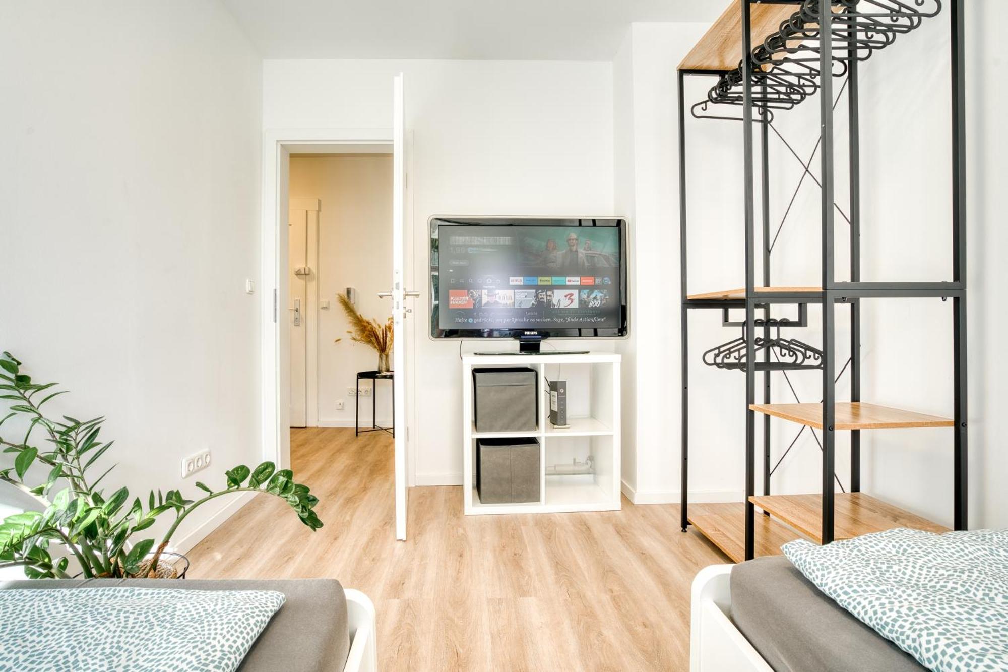 Апартаменты Homy I Moderner Retrocharme Wlan & Netflix Лейпциг Экстерьер фото